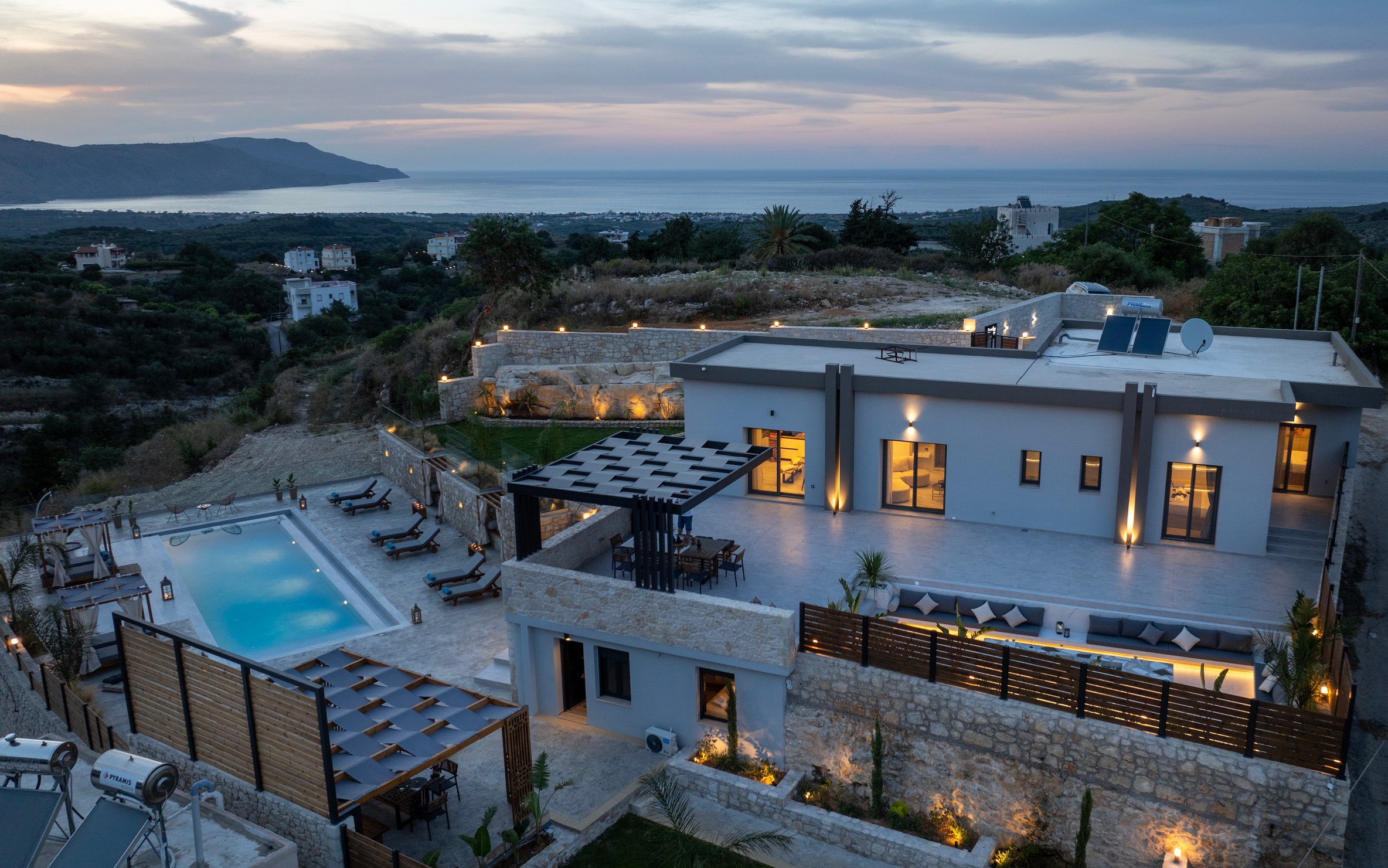 Esotico Escape Villa Lake Kournas